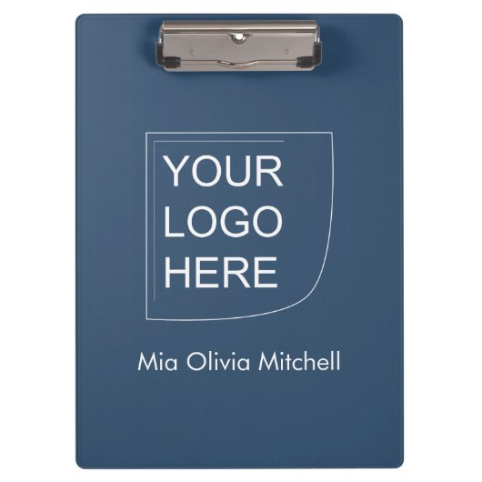 Trend Farbe Schweres Blau - Logo/Foto-Zwischenabla Klemmbrett (Vorderseite)