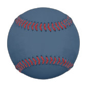 Trend Farbe Schweres blaues Minimalistisches Baseb Baseball (Rückseite)