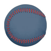 Trend Farbe Schweres blaues Minimalistisches Baseb Baseball (Vorderseite Links)