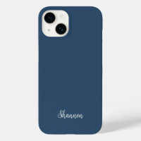 Trend Farbe Schwerwiegender blauer Name Minimalist