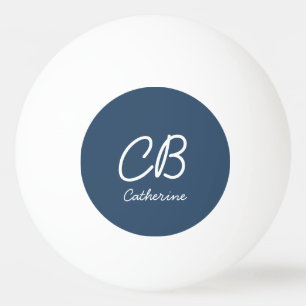 Trend Farbe Serieller Blauer Name Ping Pong Ball Tischtennisball