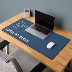 Trend Farbe Seriöse blaue Logo-Desktop-Matte Schreibtischunterlage