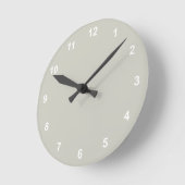 Trend Farbe - Silber, Grau, rund Uhr mit Zahlen (Winkel)