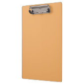 Trend-Farbe - Soft Orange Solid-Zwischenablage Klemmbrett (Links)