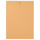 Trend-Farbe - Soft Orange Solid-Zwischenablage Klemmbrett (Rückseite)