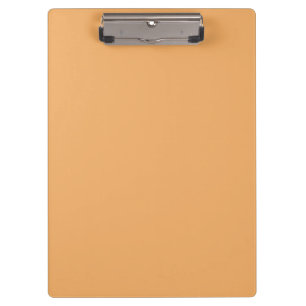 Trend-Farbe - Soft Orange Solid-Zwischenablage Klemmbrett
