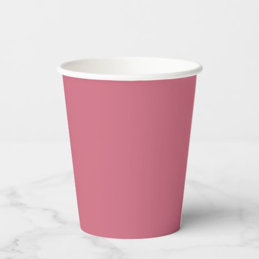 Trend Farbe Soft Pink Pappbecher (Rückseite)