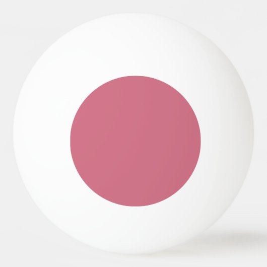 Trend Farbe Soft Pink Tischtennisball (Vorderseite)