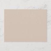 Trend Farbe - Soft Taupe Solide Postkarte (Vorderseite)