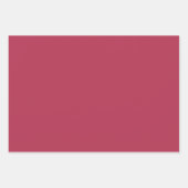 Trend Farbe warm rosa Geschenkpapier Set (Vorderseite)