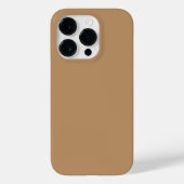 Trend-Farbe - Warme Beige Case-Mate iPhone Hülle (Rückseite)