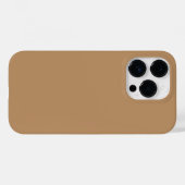 Trend-Farbe - Warme Beige Case-Mate iPhone Hülle (Rückseite (Horizontal))