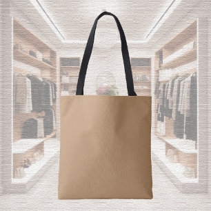 Trend Farbe - Warme Beige Tote Tasche