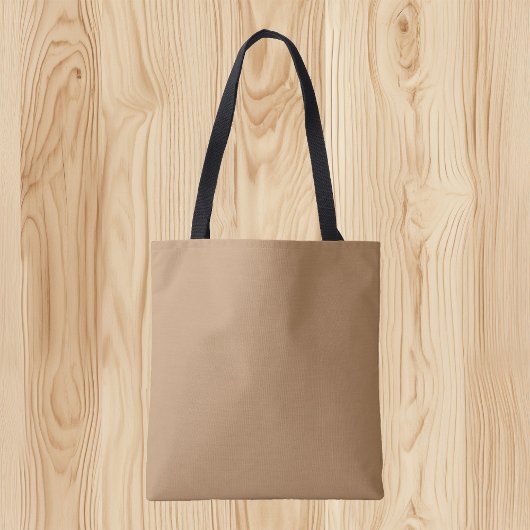 Trend Farbe - Warme Beige Tote Tasche