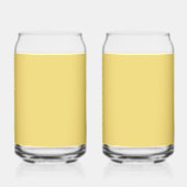 Trend Farbe Weich gelb Minimalistisches Dosenglas (Rechts)