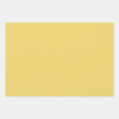 Trend Farbe - weiche, gelbe Papiertücher Geschenkpapier Set (Vorderseite 3)