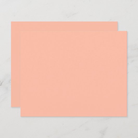 Trend Farbe: Weiche Peach Paper Sheet (Vorne/Hinten)