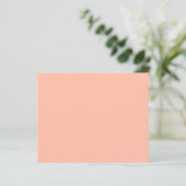 Trend Farbe: Weiche Peach Paper Sheet (Stehend Vorderseite)