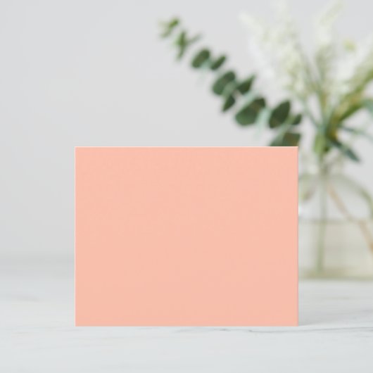 Trend Farbe: Weiche Peach Paper Sheet (Stehend Vorderseite)
