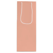 Trend Farbe - weiche Pfirsichwein Geschenktüte (Vorderseite)