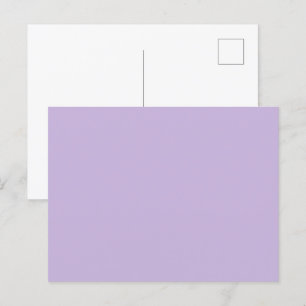 Trend Farbe - weiche Violette Solide Postkarte