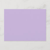 Trend Farbe - weiche Violette Solide Postkarte (Vorderseite)