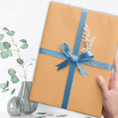 Trend-Farbe - Weiches Orange-Wrapping Paper Roll Geschenkpapier