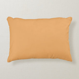 Trend-Farbe - Weiches orangefarbenes akzentes Kiss Dekokissen