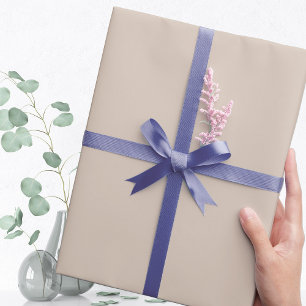 Trend Farbe - Weiches Taupe Wrapping Paper Roll Geschenkpapier