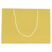 Trend Farbe - Weichgelbe, individuell anpassbare G Große Geschenktüte (Rückseite)