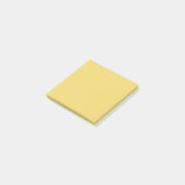 Trend Farbe - Weichgelber Solid Post-it Klebezettel (angewinkelt)