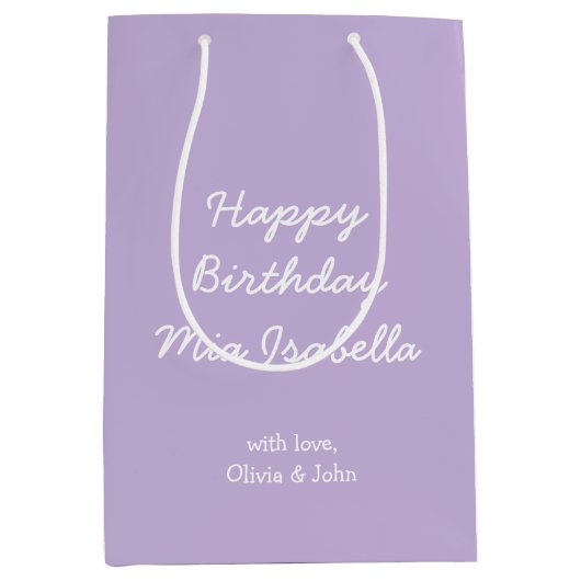 Trend Farbe - Weichviolett - Spezialverpackung für Mittlere Geschenktüte (Vorderseite)