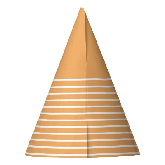 Trend-Farbe - Weichweiche Orange-Party-Huthalterun Partyhütchen (Rückseite)