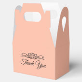 Trend Farbe - Weichzeichnen Danke für die Vorliebe Geschenkschachtel (Geöffnet)