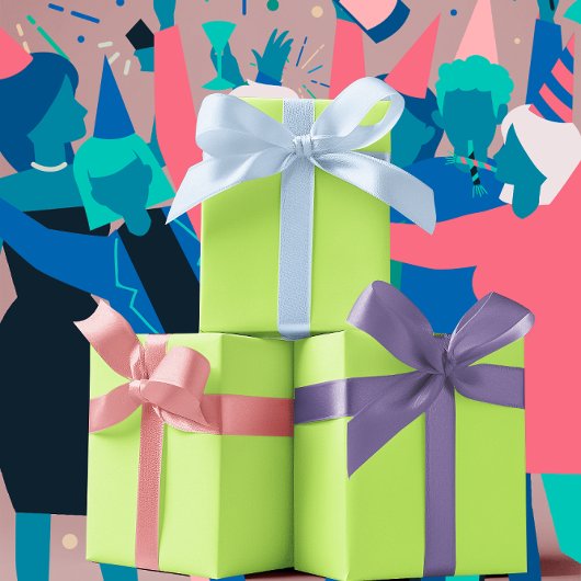 Trend Farben - Frühlingsgrün - Solid Geschenkpapier Set