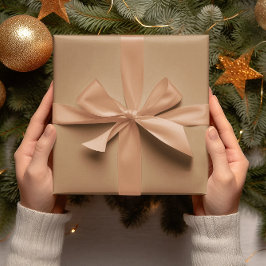 Trend-Farben - warme Beige Farbe - Solide Rolle Geschenkpapier