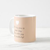 Trend-Farbpinsel - Name/Tasse Kaffeetasse (Vorderseite Links)