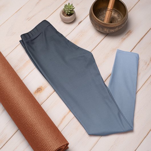 Trend Farbpulver Blue Ombre Leggings