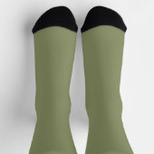 Trend-Farbrost-grüne Socken (Oben)
