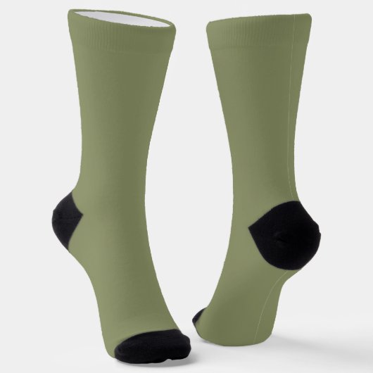 Trend-Farbrost-grüne Socken (Gewinkelt)