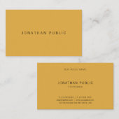 Trend färbt modernes Minimalistisches elegantes Visitenkarte (Vorne/Hinten)