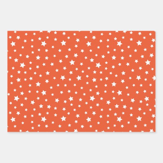 Trend - Flammenfarbe - Muster Geschenkpapier Set (Vorderseite 3)