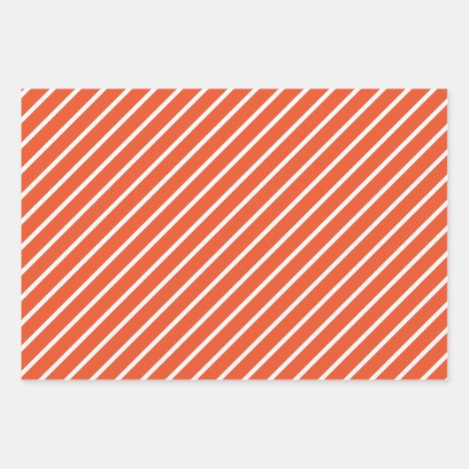 Trend - Flammenfarbe - Muster Geschenkpapier Set (Vorderseite 2)