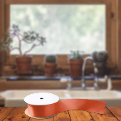 Trend - Flammenrot - Solid Satinband