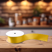 Trend - Gelbe Farbe Sunburst - Solid Satinband