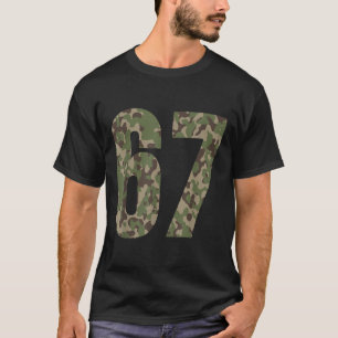 Trend Gen Alpha Six Seven 6 7 Meme Cam Multi Ca T-Shirt
