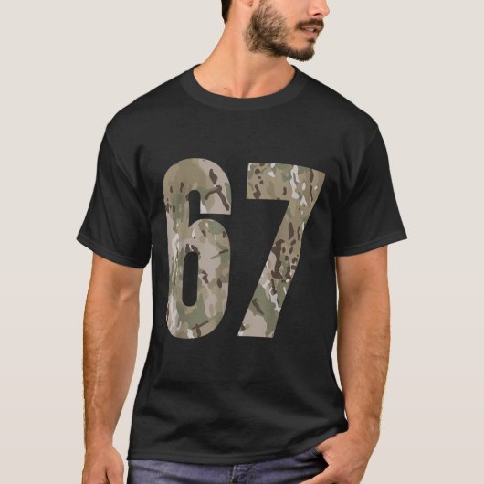 Trend Gen Alpha Six Seven 6 7 Meme Cam Multi Ca T-Shirt (Vorderseite)