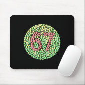 Trend Gen Z Alpha Six Seven 6 7 _7 Mousepad (Mit Mouse)