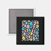 Trend Gen Z Alpha Six Seven 6 7 _8 Magnet (Vorderseite/Rückseite)