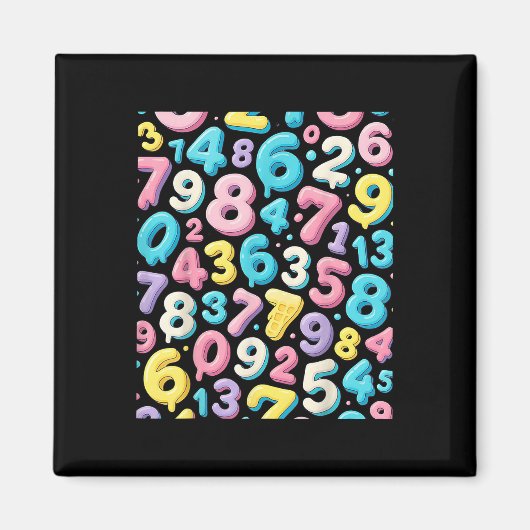 Trend Gen Z Alpha Six Seven 6 7 _8 Magnet (Vorne)